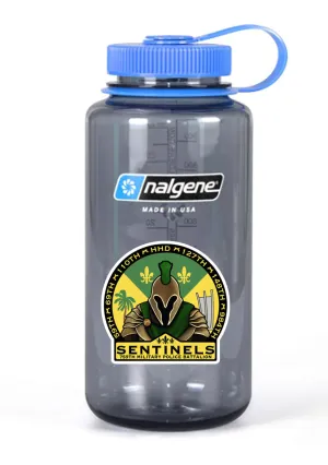 32 oz Nalgene Grey Wide Mouth Water Bottle.