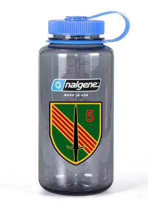 32 oz Nalgene Grey Wide Mouth Water Bottle.