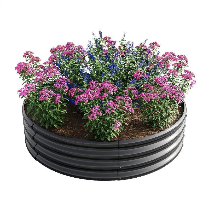 47.24*11.4" Tall Round Raised Garden Bed