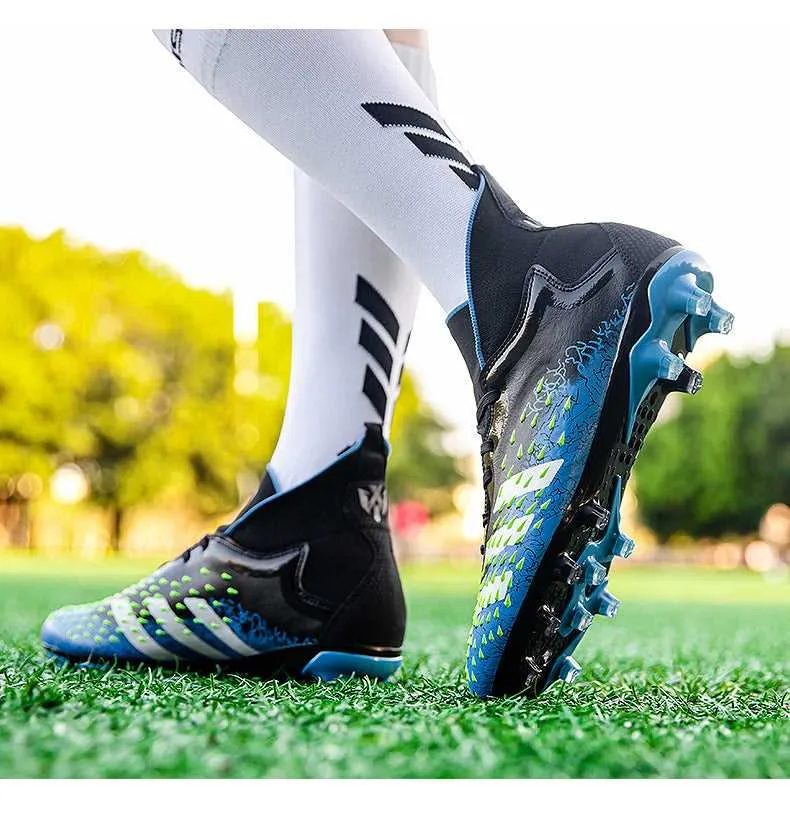 Adult High-Top Soccer Cleats for Pro Matches