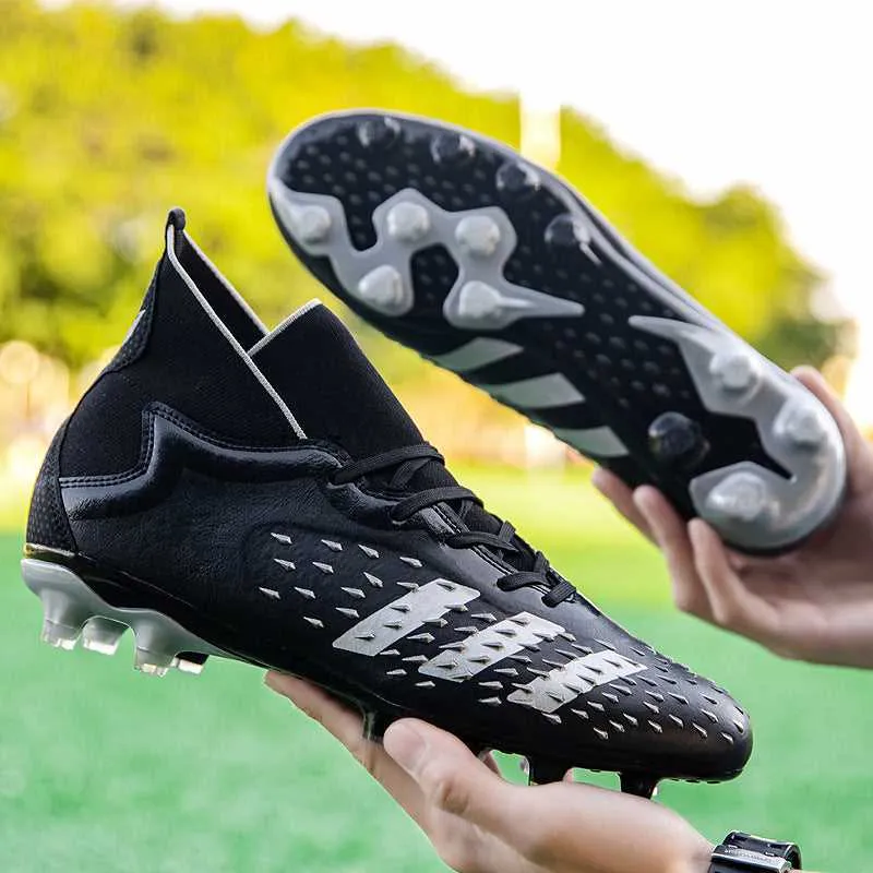 Adult High-Top Soccer Cleats for Pro Matches