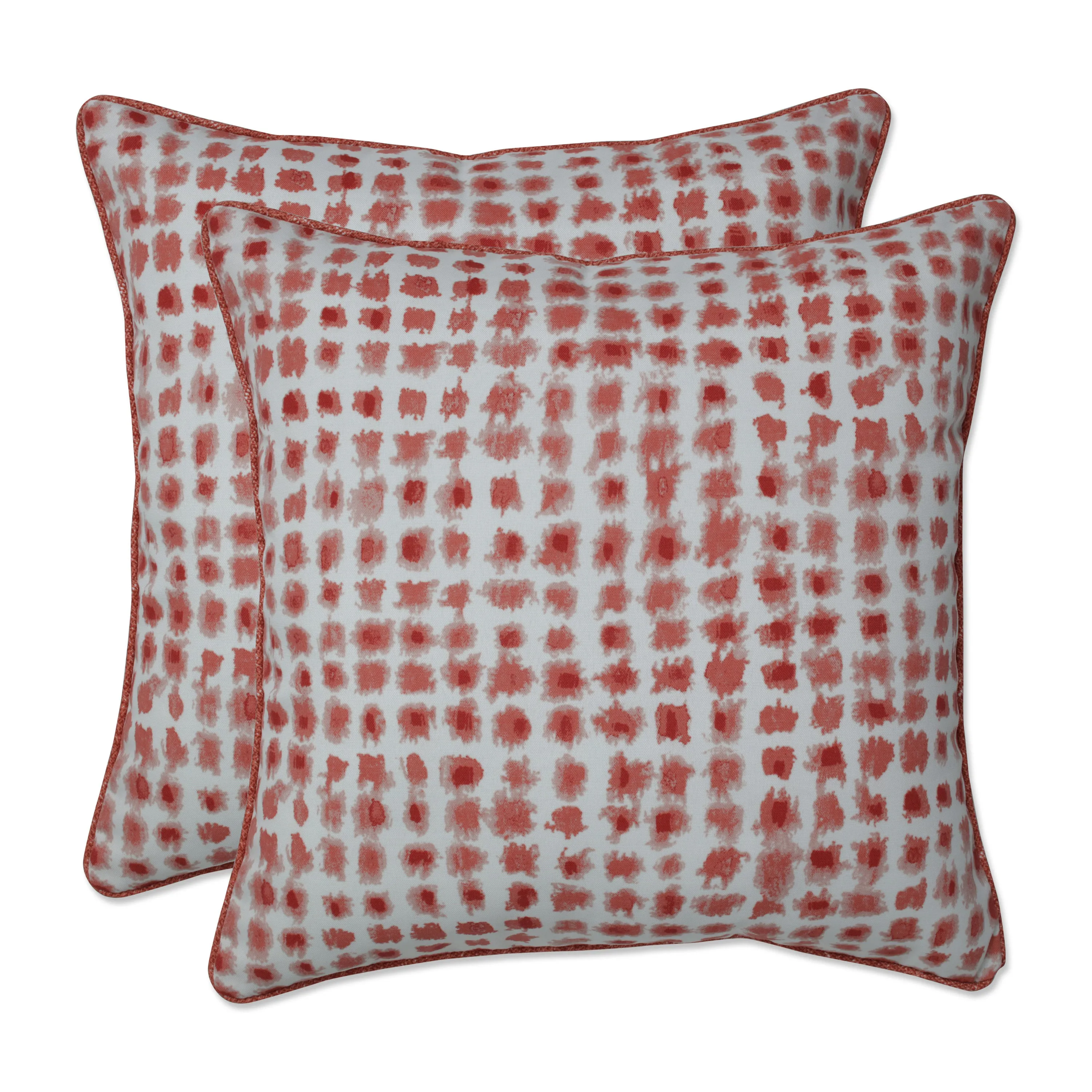 Alauda Coral Isle 18.5-Inch Throw Pillow (Set Of 2)