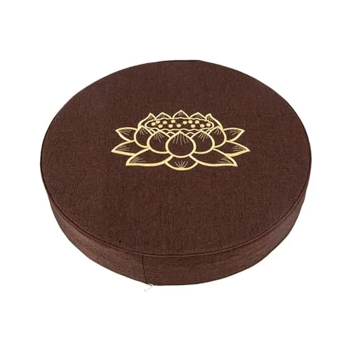 ATORSE® Yoga Cushion Buddhist Comfortable Floor Pillow For Women Men Yoga Stretching Coffee