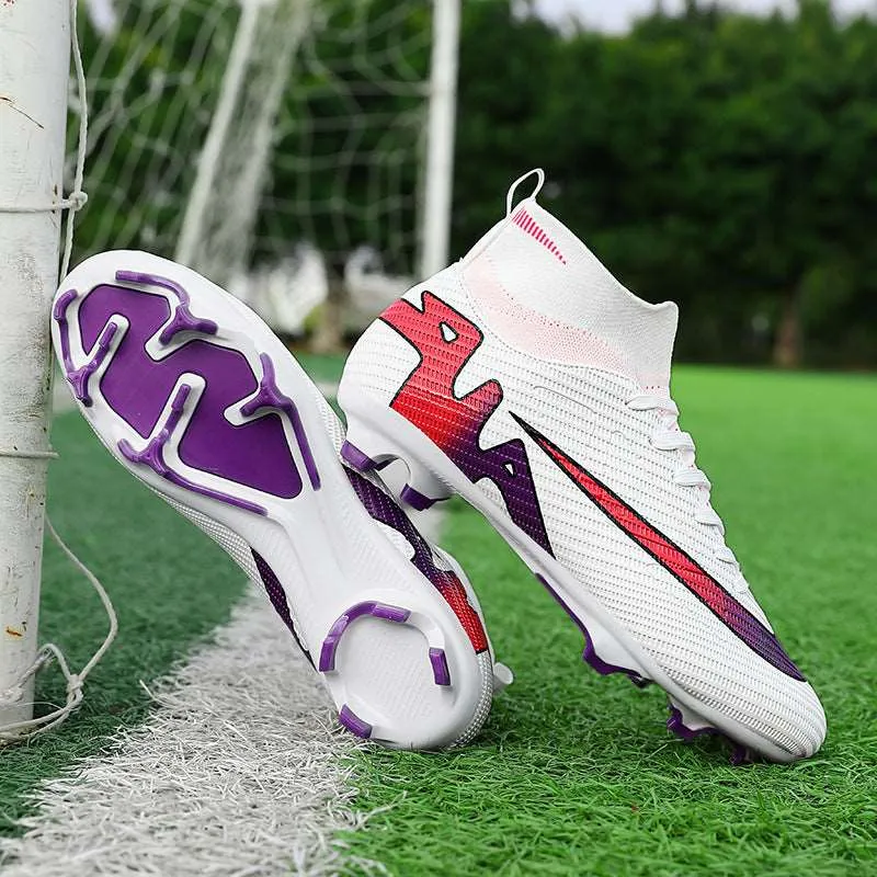 Breathable High-Top Adult  Soccer Cleats, Training