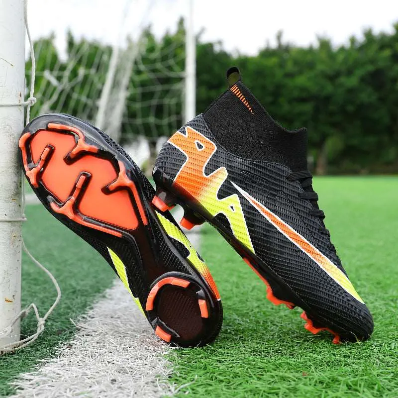 Breathable High-Top Adult  Soccer Cleats, Training