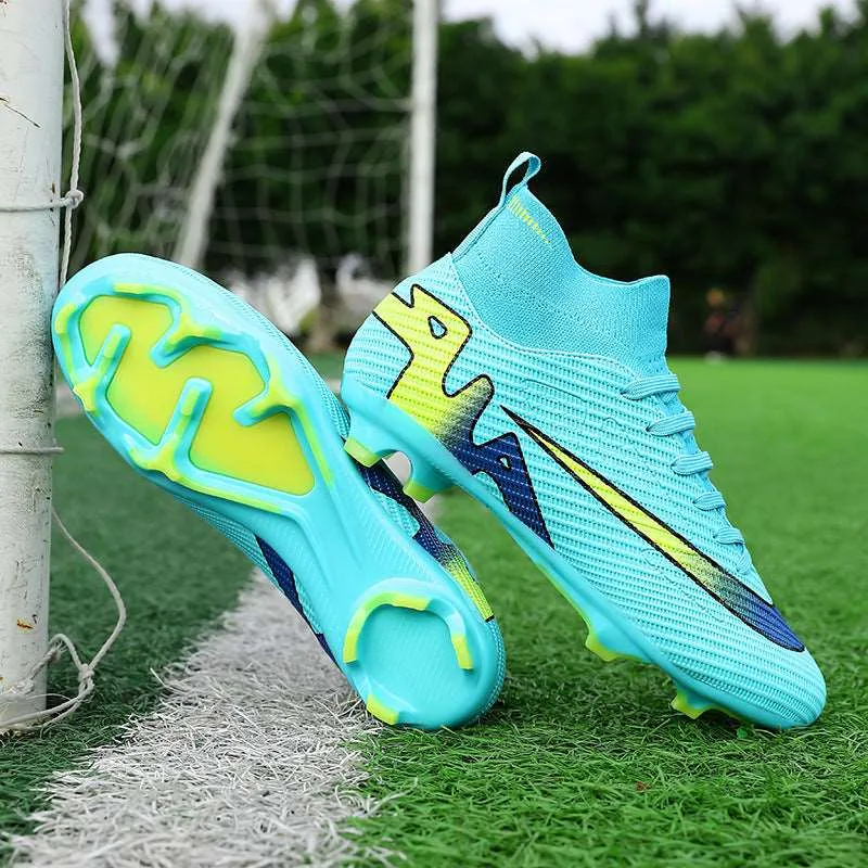 Breathable High-Top Adult  Soccer Cleats, Training