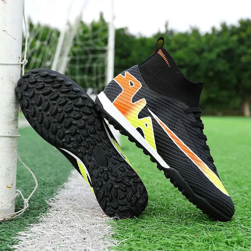 Breathable High-Top Adult  Soccer Cleats, Training