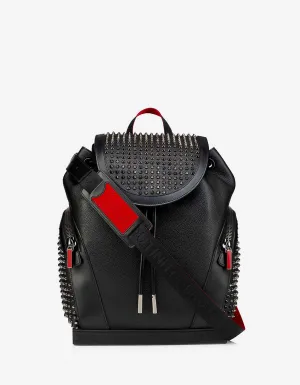 Christian Louboutin Explorafunk Black Leather Backpack -