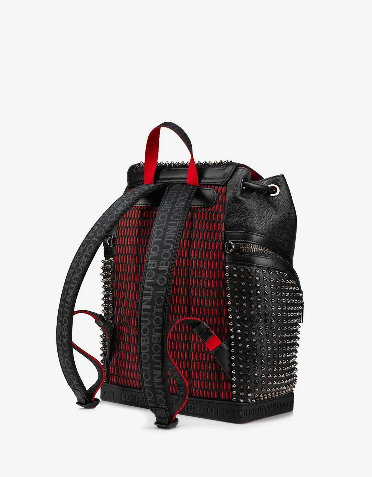 Christian Louboutin Explorafunk Black Leather Backpack -