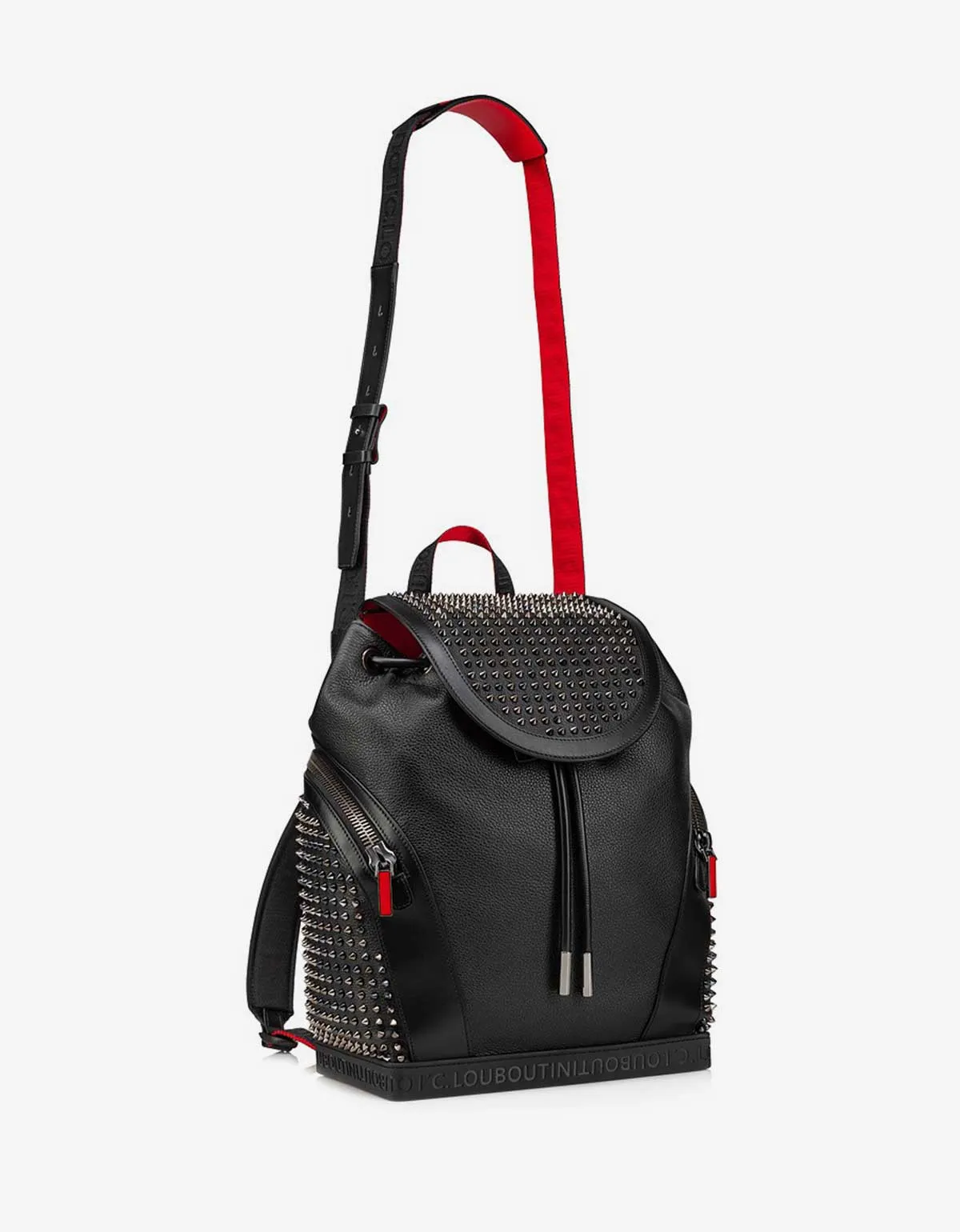 Christian Louboutin Explorafunk Black Leather Backpack -