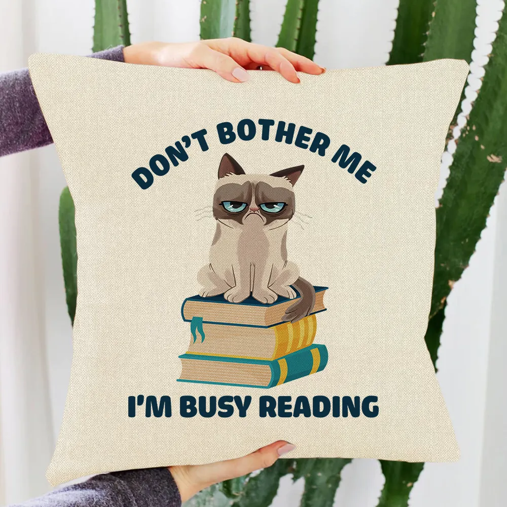 Don't Bother Me I'm Busy Reading Book Lovers Gift PILS41