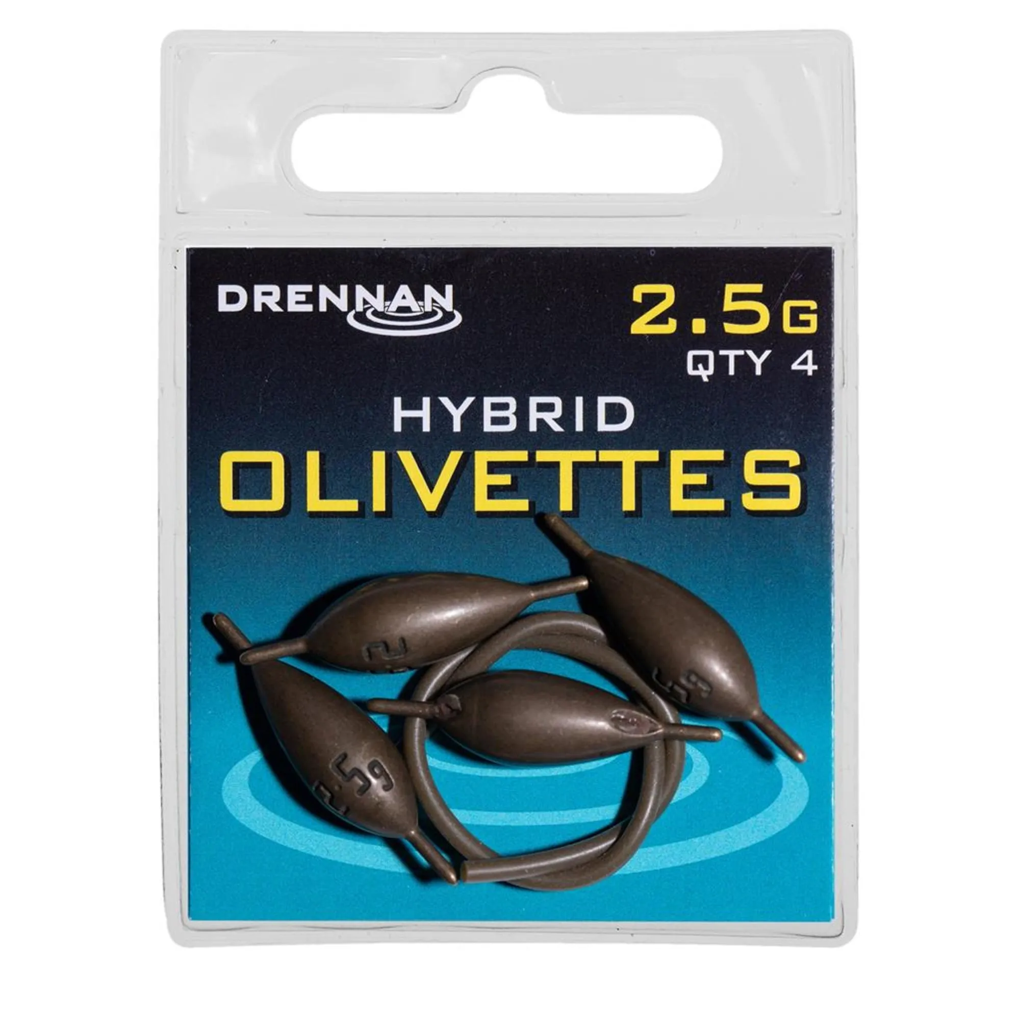 Drennan Hybrid Olivettes - Secure and Adjustable Fishing Weights