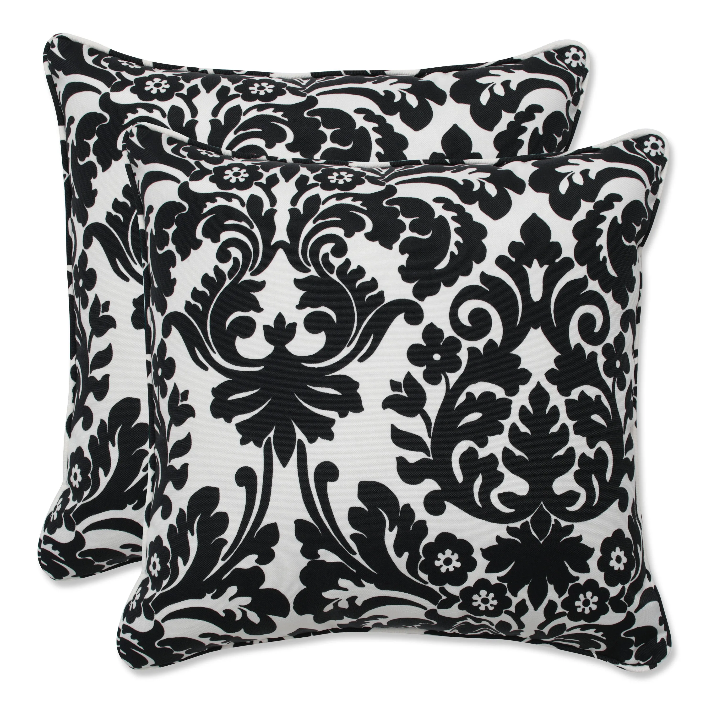 Essence Onyx 16.5-Inch Throw Pillow (Set of 2)