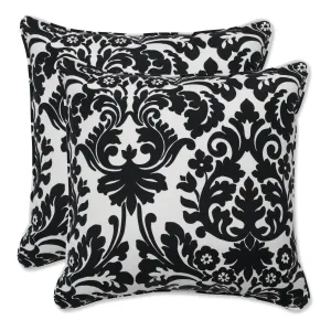 Essence Onyx 16.5-Inch Throw Pillow (Set of 2)