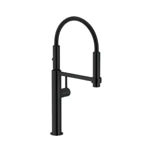 Franke Pescara FF4420 Granite Matte Black Pull-Out Kitchen Faucet