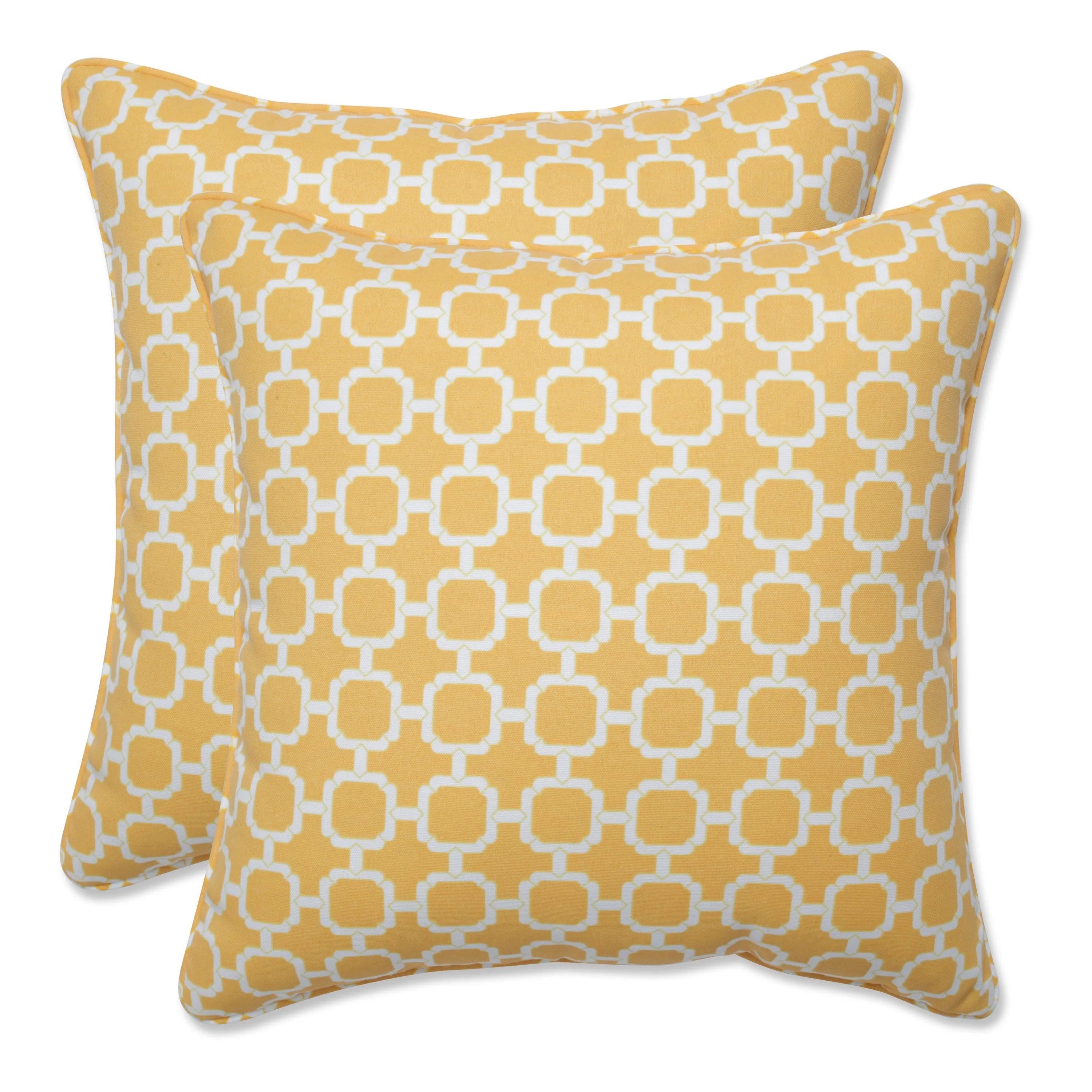 Hockley Banana 16.5-Inch Throw Pillow (Set of 2)