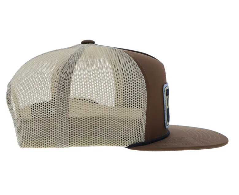 Hooey Cactus Ropes Brown & Tan Trucker Snapback Hat CR094