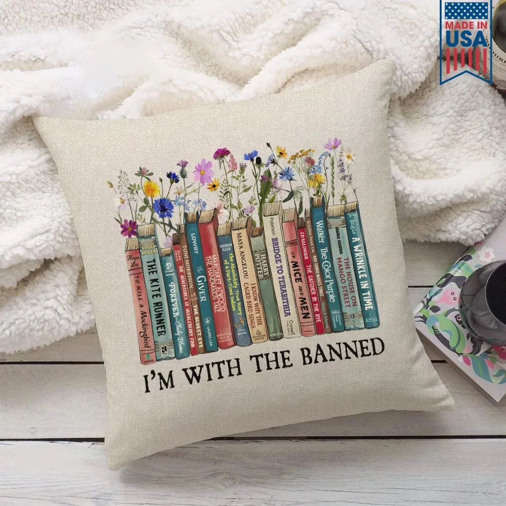 I'm With The Banned Book Lovers Gift PIL543