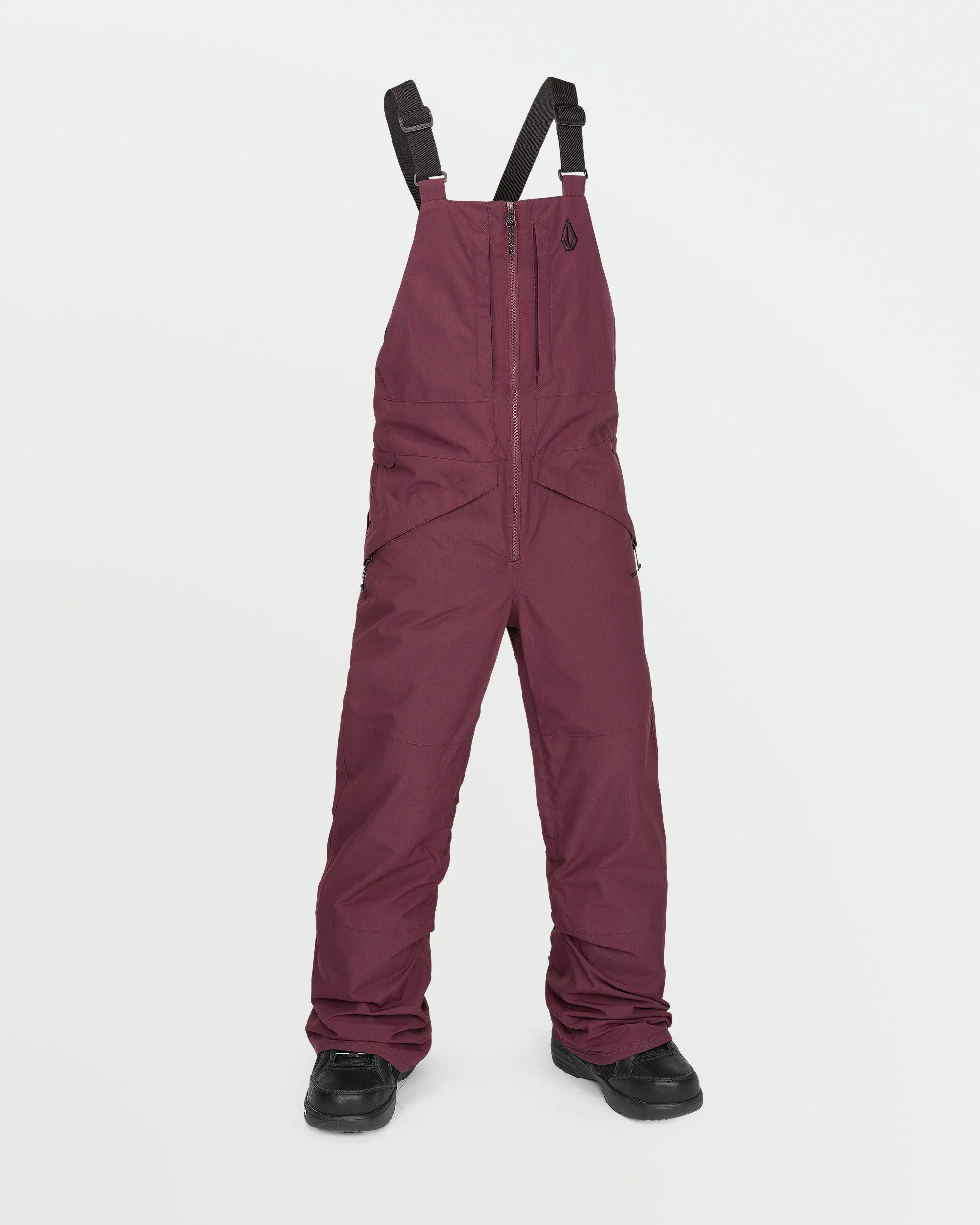 Kids Barkley Insulated Bib Overalls - Burgundy