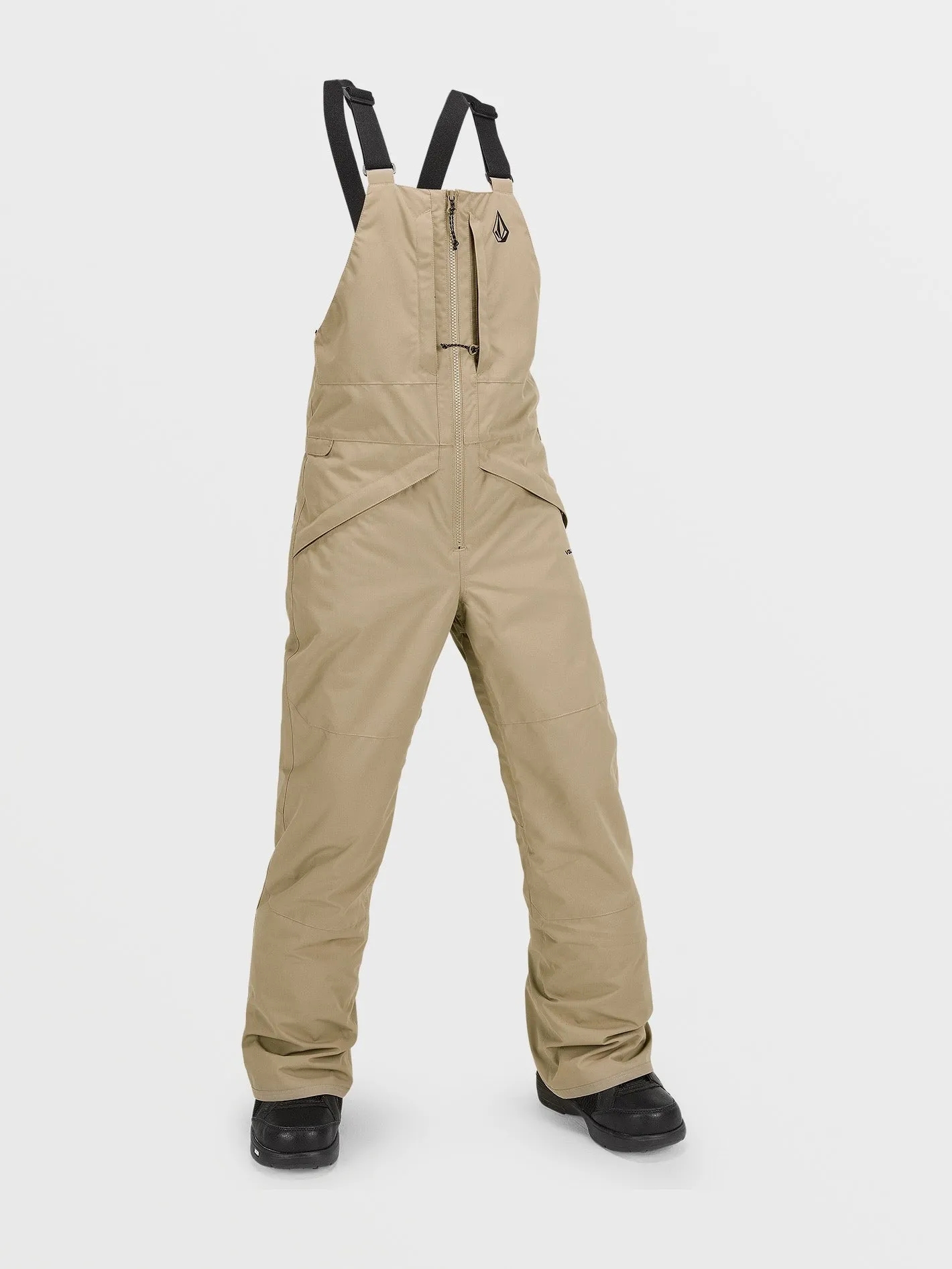 Kids Barkley Insulated Bib Overalls - Dark Khaki