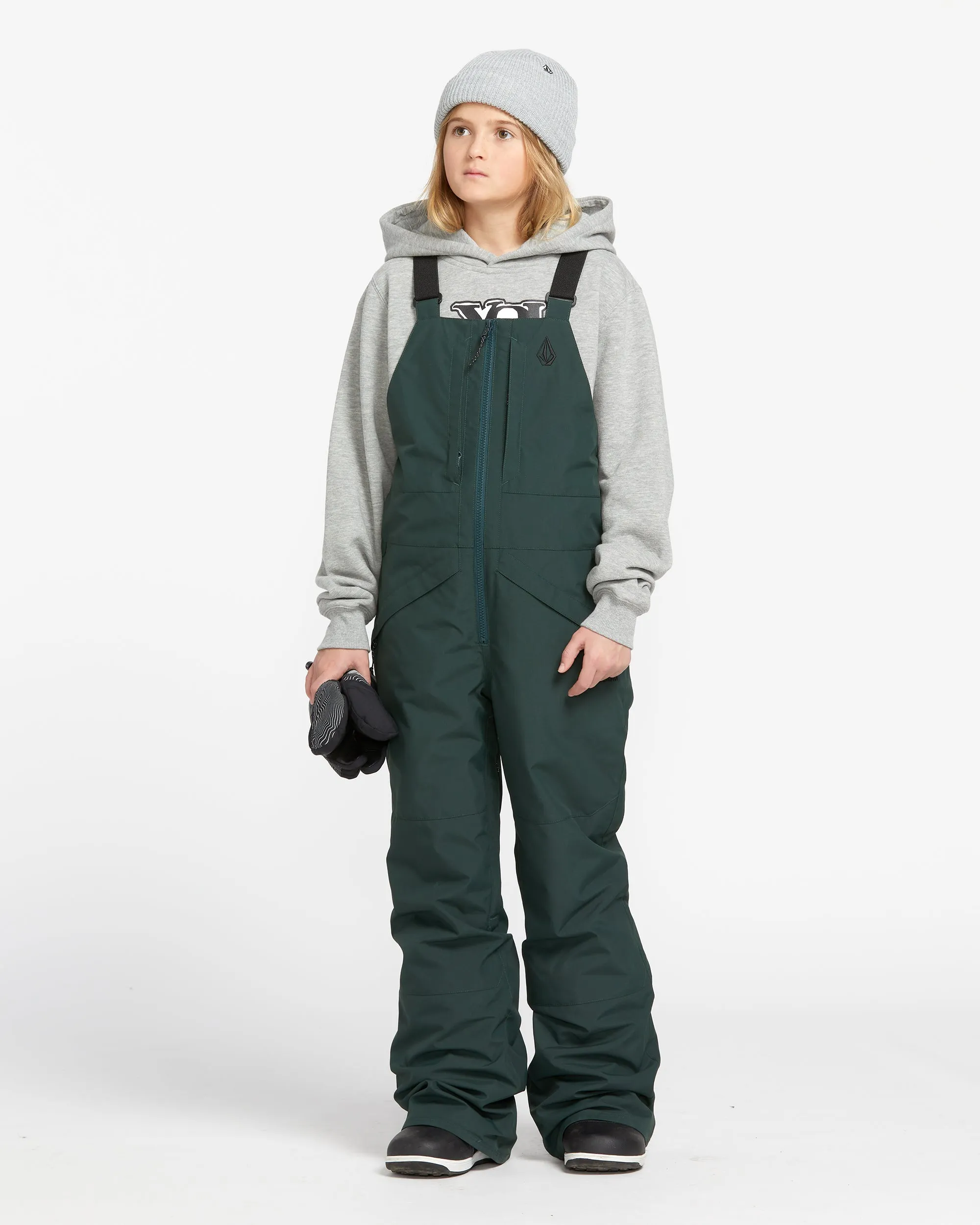 Kids Barkley Insulated Bib Overalls - Scarab