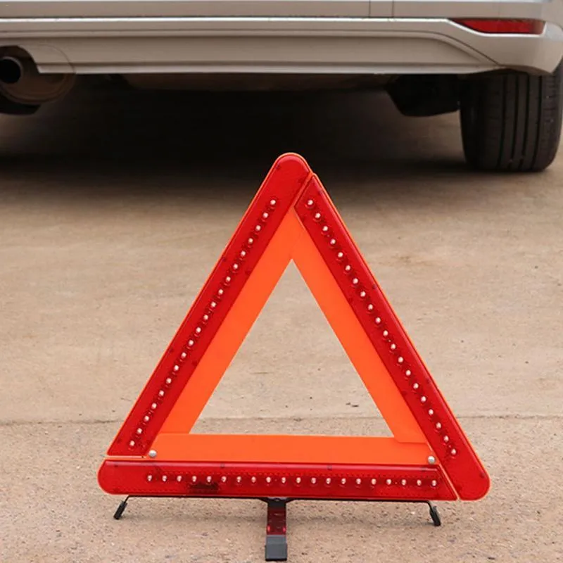 LED Flashing Warning Triangle