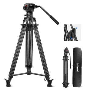 NEEWER LL34 78" Carbon Fiber Video Camera Tripod