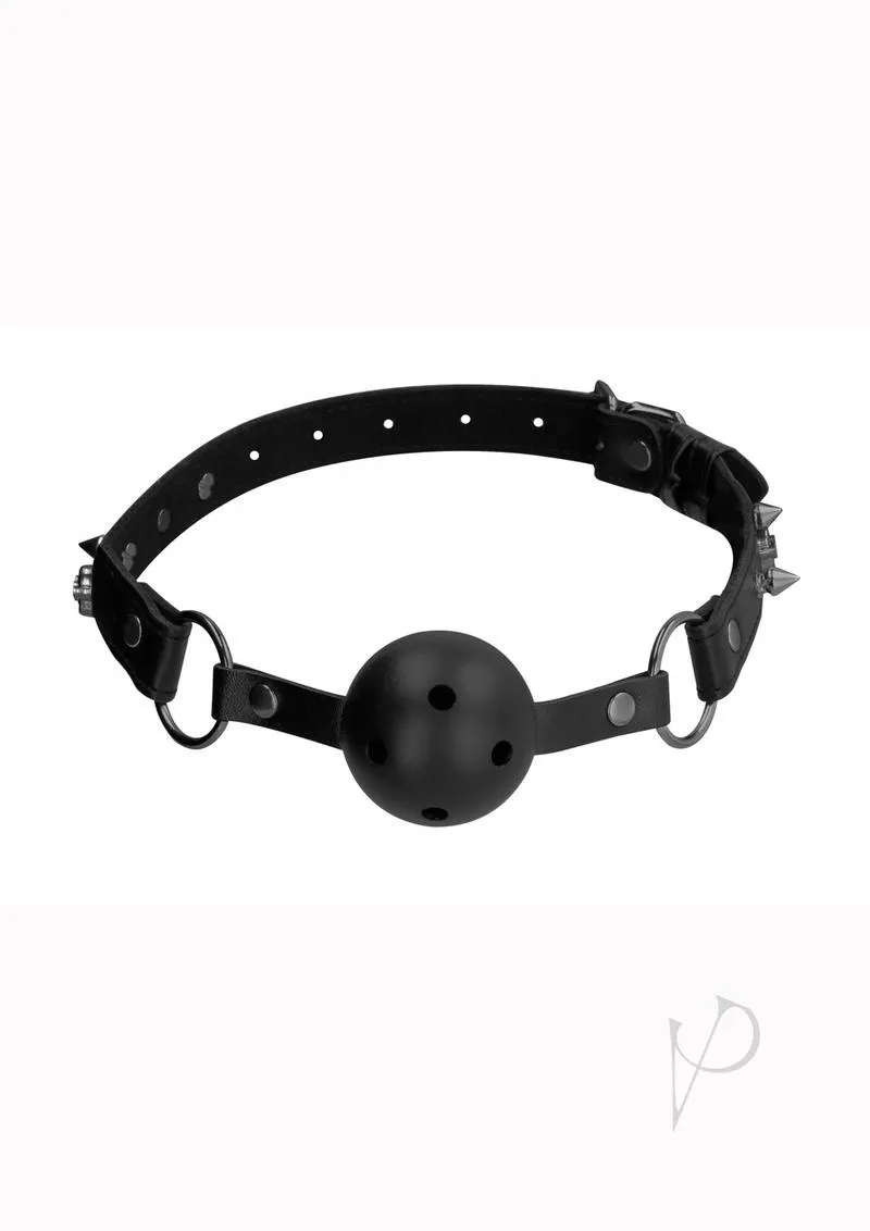 Ouch Sandb Breatheable Ball Gag Blk(disc)