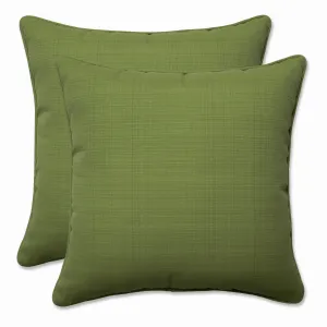 Outdoor/Indoor Forsyth Kiwi 16.5-inch Throw Pillow (Set of 2)