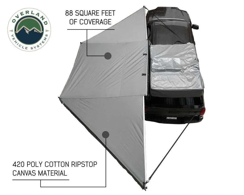 OVS Nomadic Awning 180 - Dark Gray Cover With Black Cover Universal