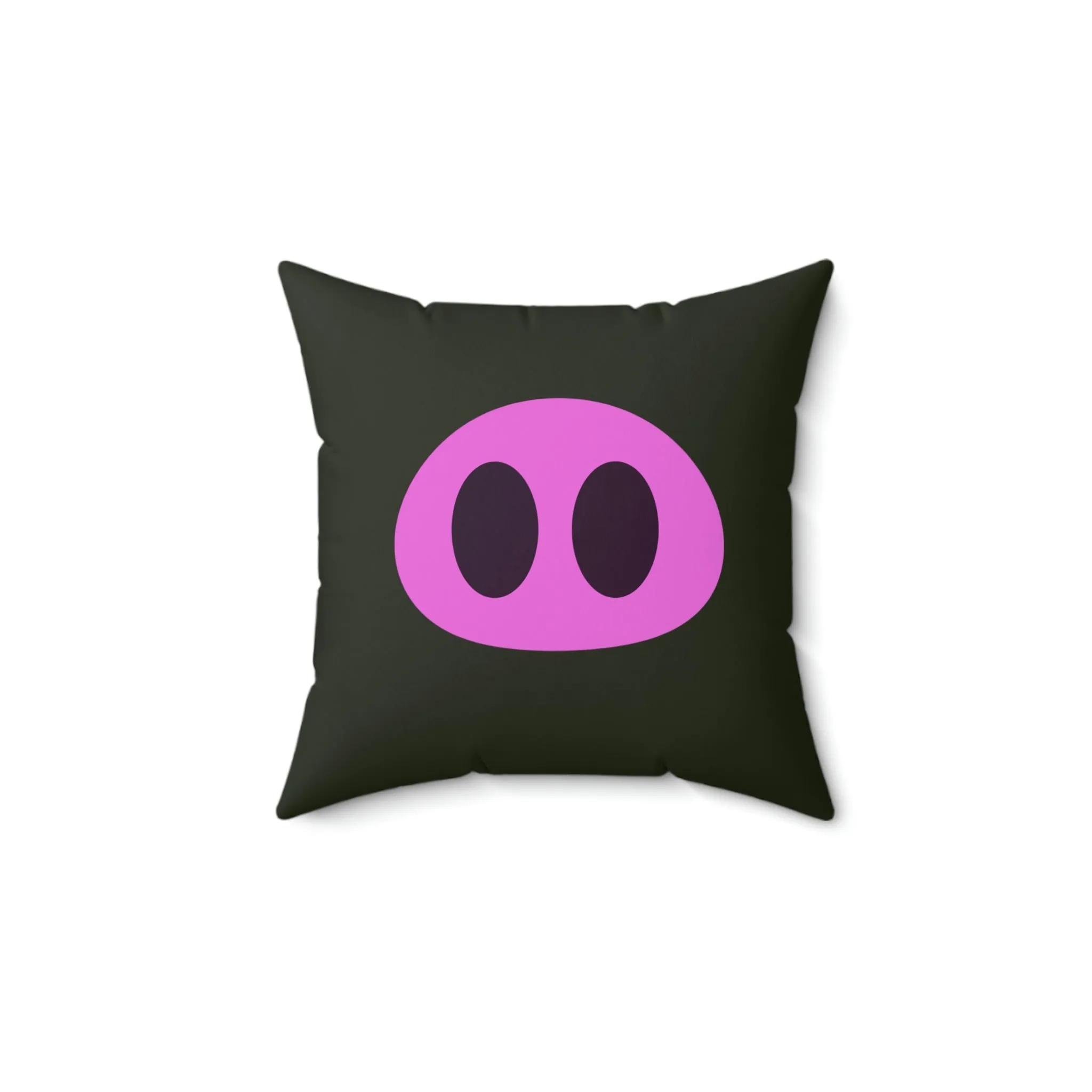 Pig Snout Square Pillow