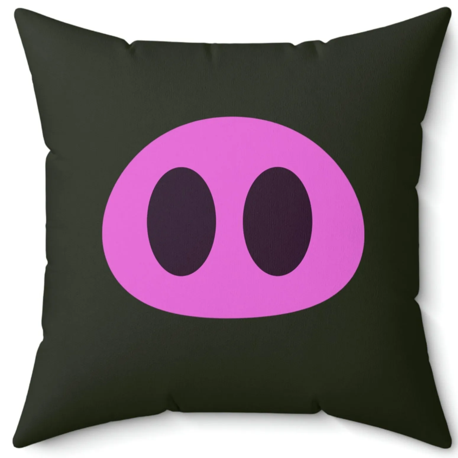 Pig Snout Square Pillow