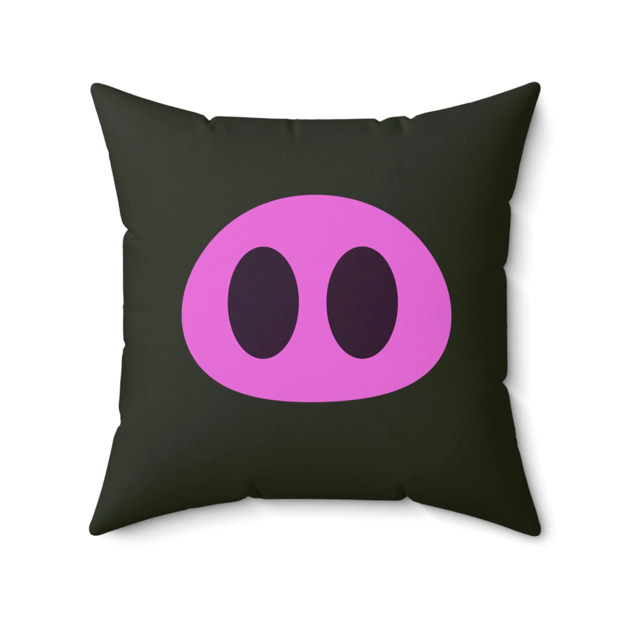 Pig Snout Square Pillow