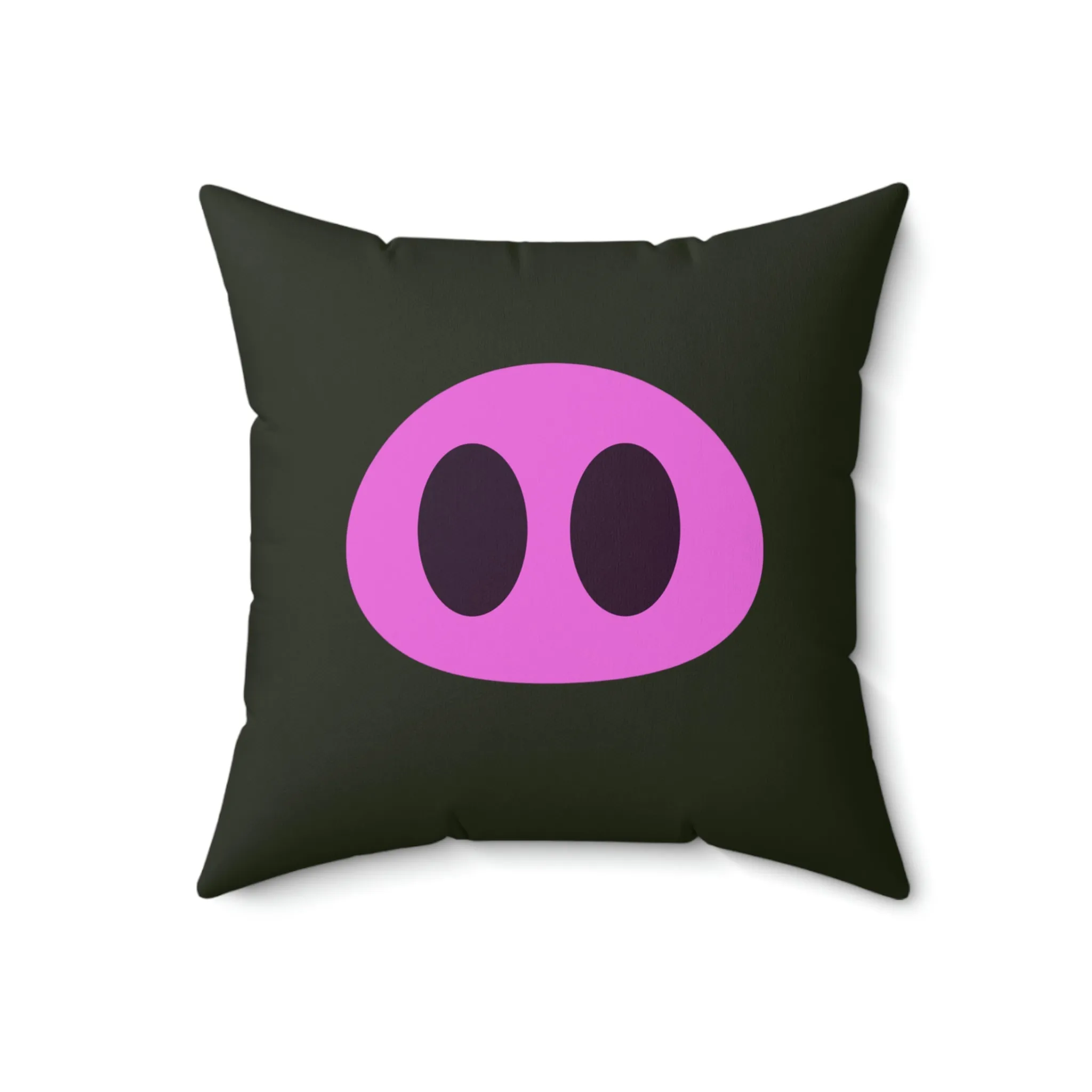 Pig Snout Square Pillow