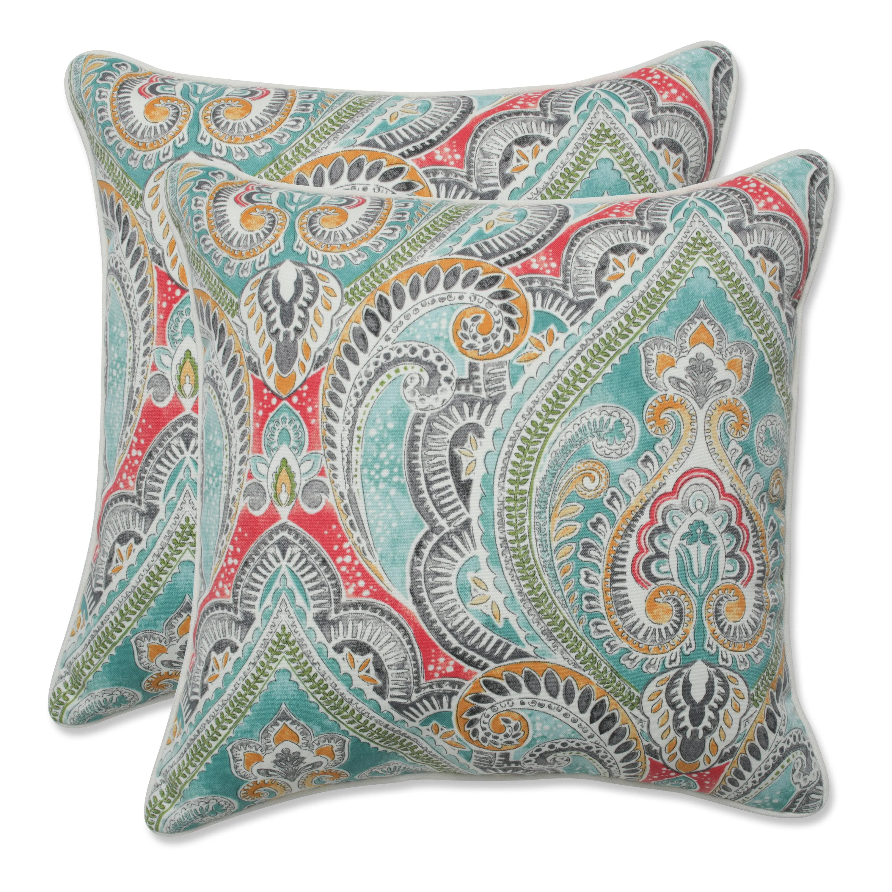 Pretty Witty Reef 16.5-inch Throw Pillow (Set of 2)