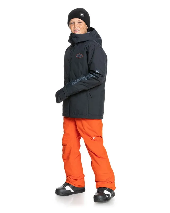 Quiksilver Estate Youth Snow Pant - Pureed Pumpkin - 2023