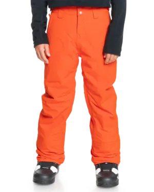 Quiksilver Estate Youth Snow Pant - Pureed Pumpkin - 2023