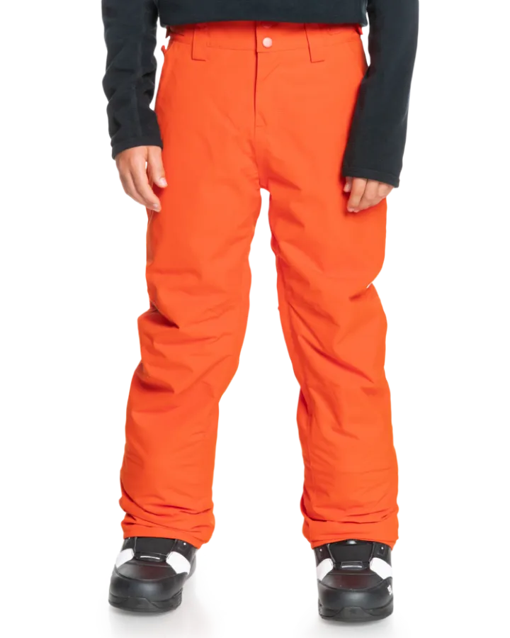 Quiksilver Estate Youth Snow Pant - Pureed Pumpkin - 2023