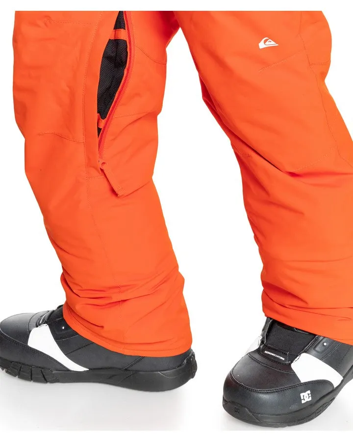 Quiksilver Estate Youth Snow Pant - Pureed Pumpkin - 2023