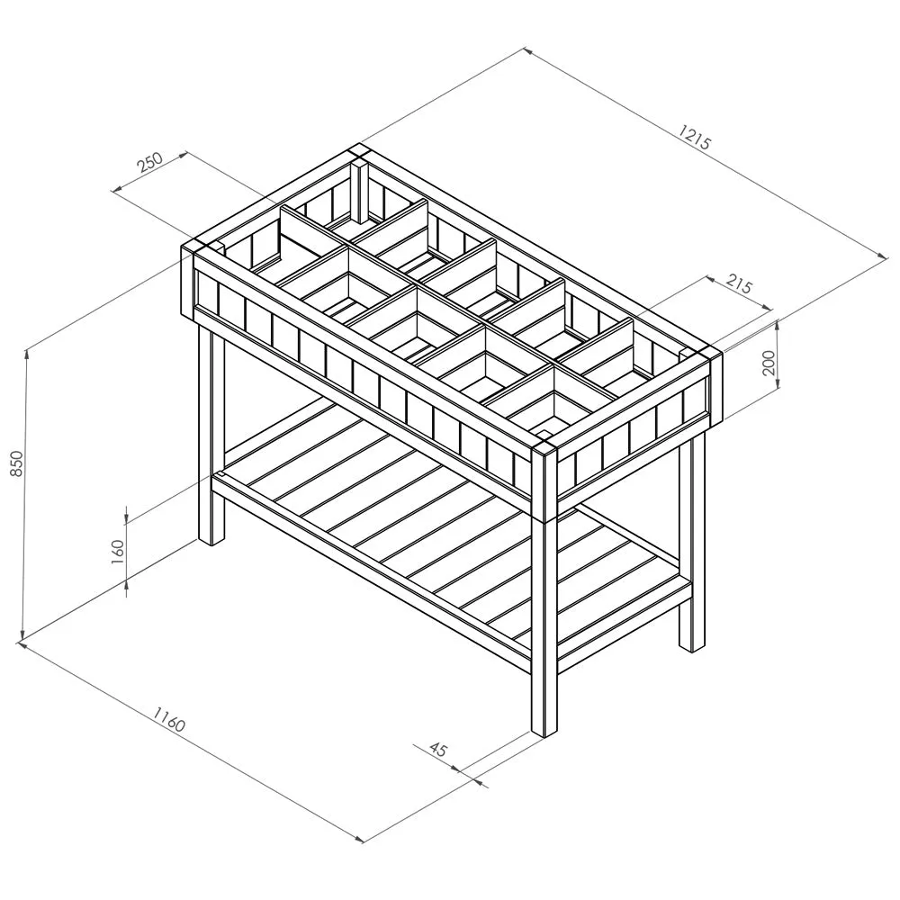 Raised Herb Planter