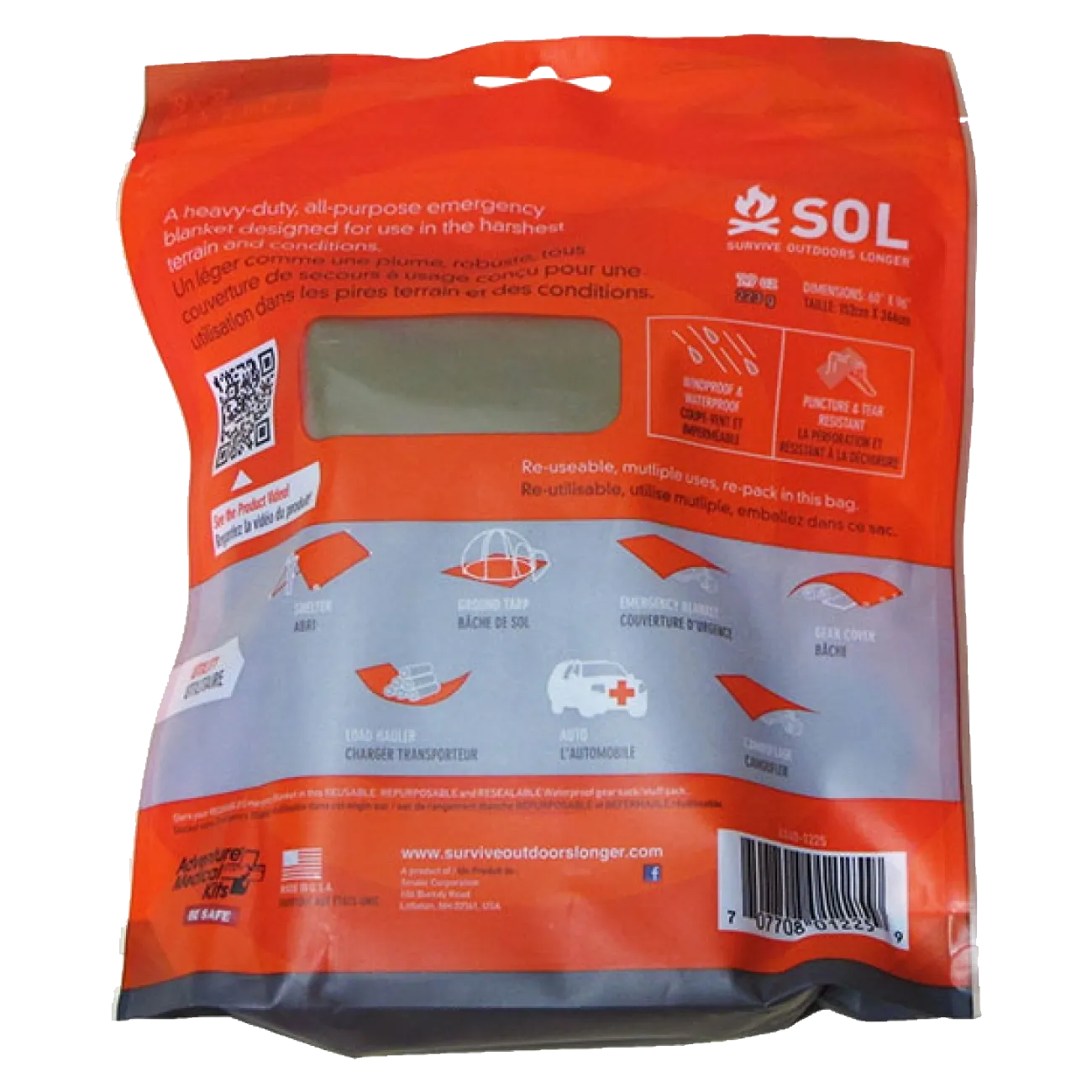 SOL Heavy Duty Emergency Blanket