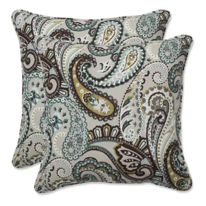 Tamara Paisley Quartz 16.5-Inch Throw Pillow (Set of 2)