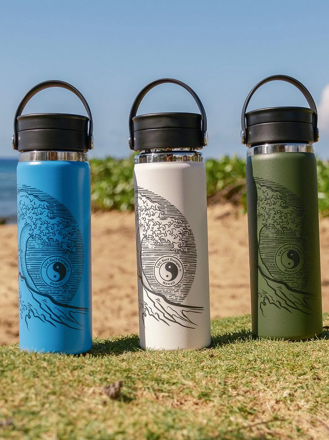 T&C Surf 20 oz Stoked Hokusai Hydro Flask