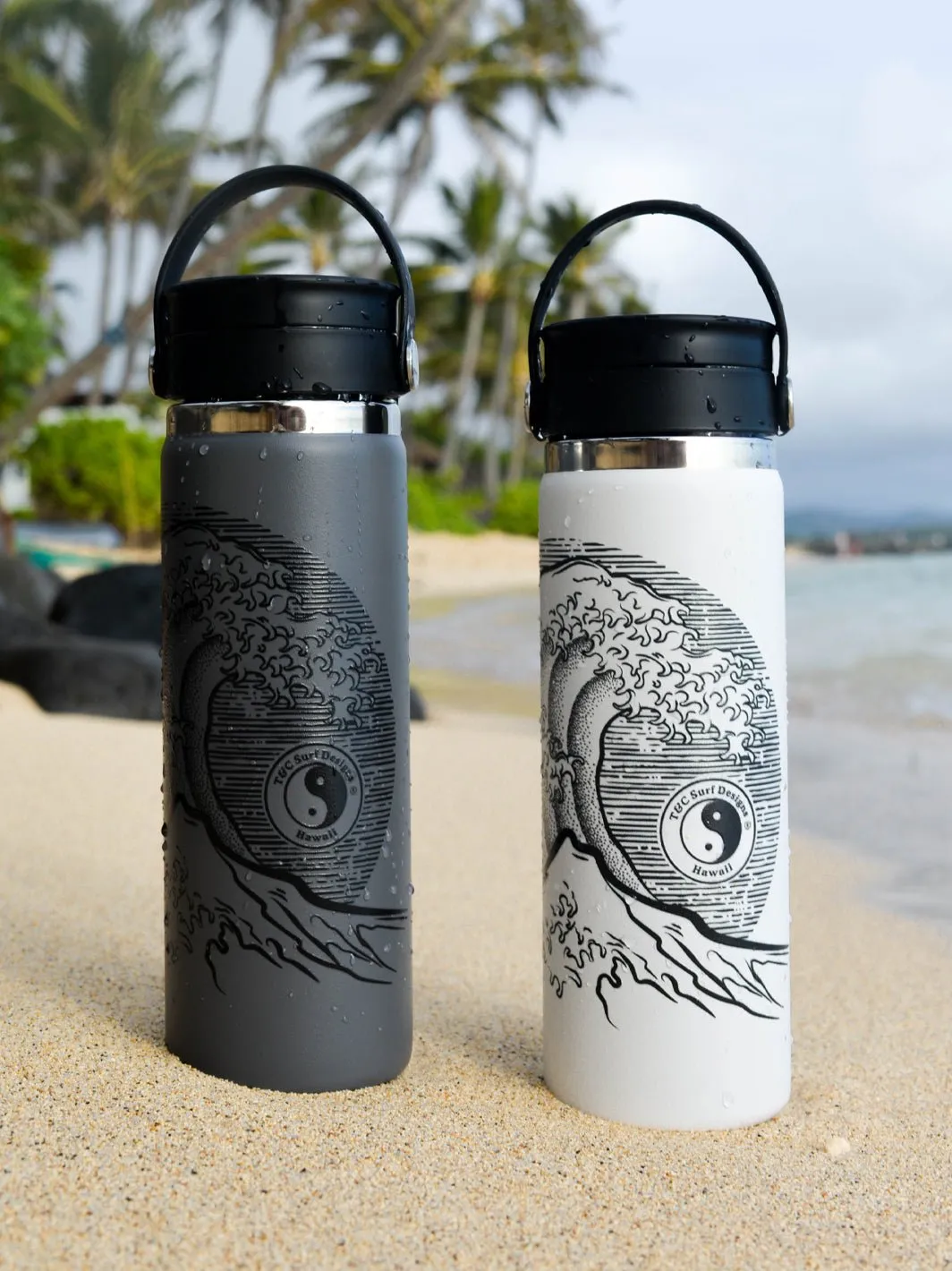 T&C Surf 20 oz Stoked Hokusai Hydro Flask