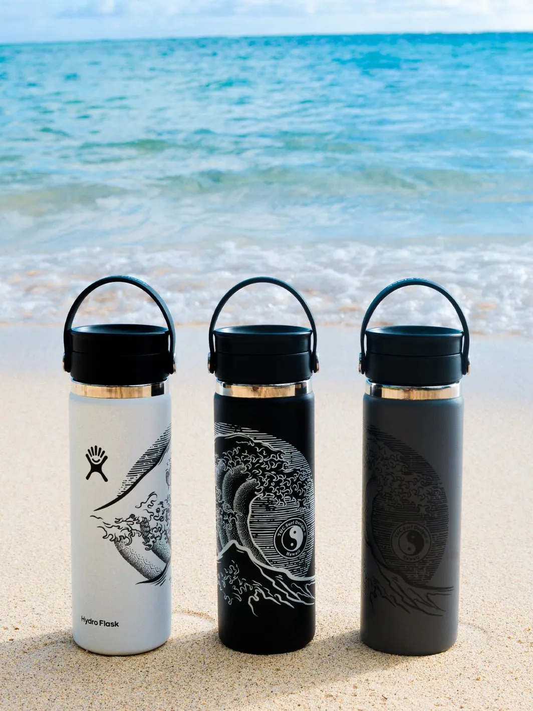 T&C Surf 20 oz Stoked Hokusai Hydro Flask