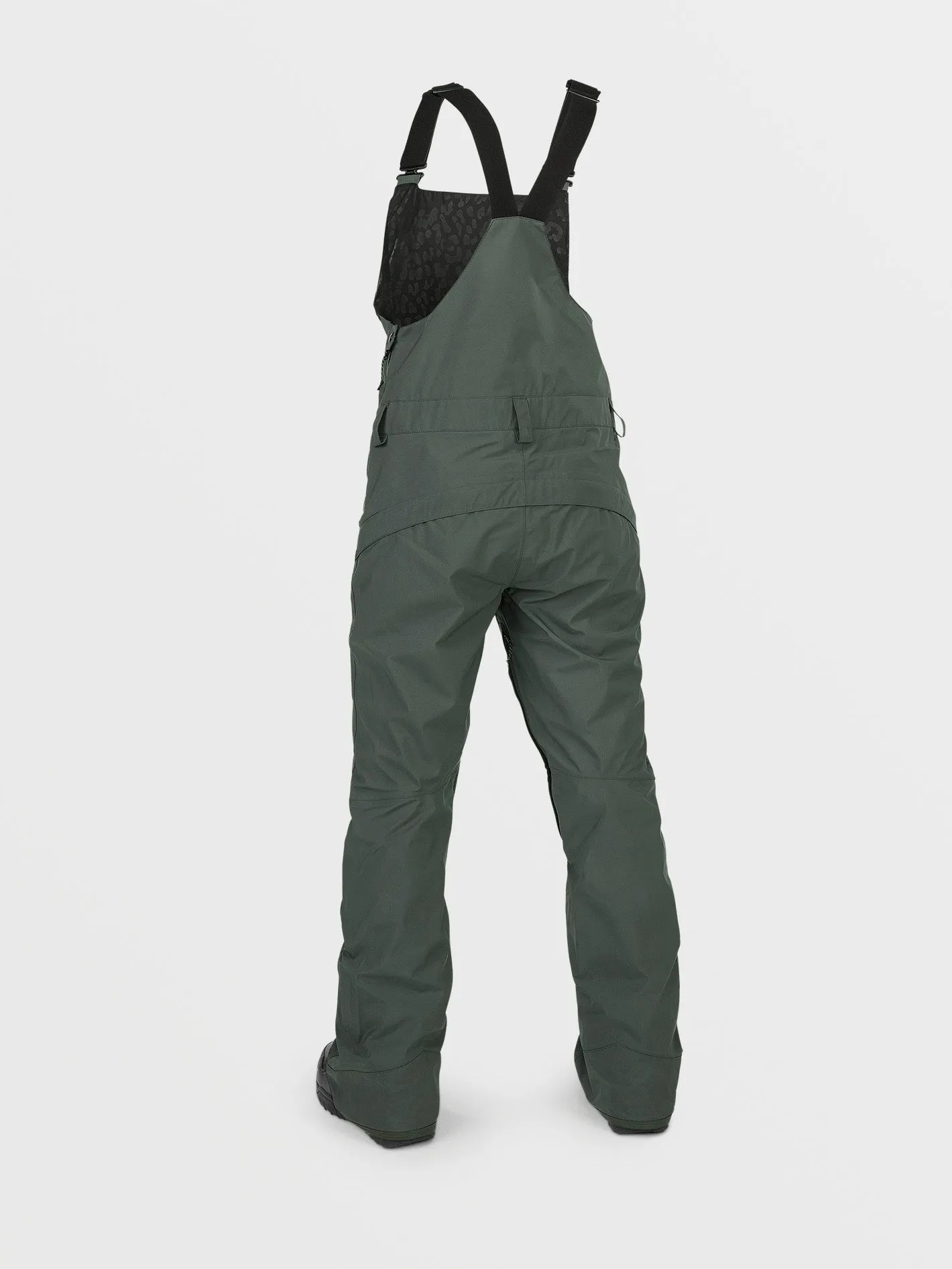 Womens Elm Stretch Gore Bib Overalls - Eucalyptus