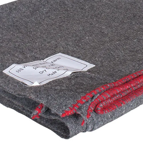 Wool Camp Blanket Grey